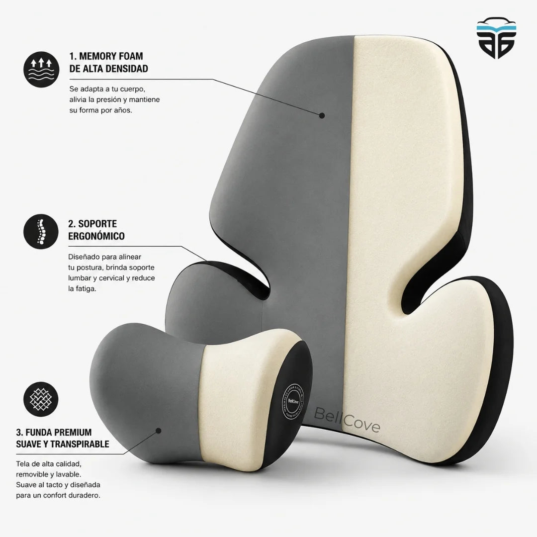 ErgoBalance™ | SOPORTE LUMBAR Y CERVICAL